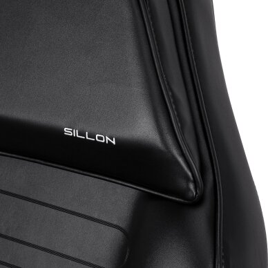 Профессиональное гидравлическое кресло для педикюра SILLON 210 с функцией качания, черное. 10
