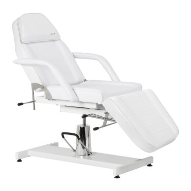 SILLON 210 professional hydraulic cosmetology chair-bed with rocking function, white