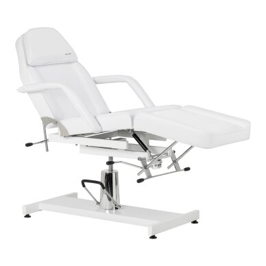 SILLON 210 professional hydraulic cosmetology chair-bed with rocking function, white 2
