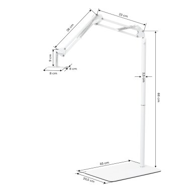 Stand for UV/LED nail lamp for pedicure procedures 4 Stand for UV/LED nail lamp for pedicure procedures 4