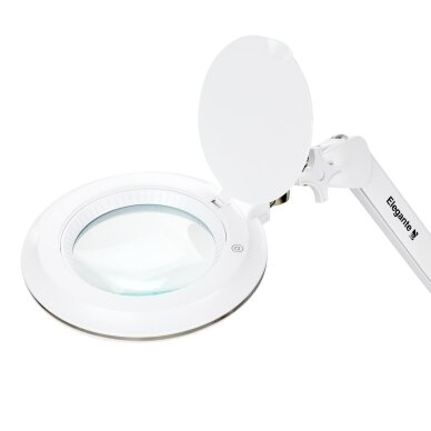 Profesionali kosmetologinė LED lempa - lupa ELEGANTE 6031, baltos spalvos 5 Profesionali kosmetologinė LED lempa - lupa ELEGANTE 6031, baltos spalvos 5