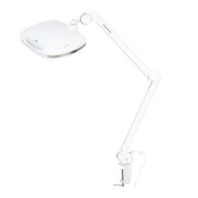 Profesionali kosmetologinė LED lempa - lupa ELEGANTE 6030, tvirtinama prie paviršių, baltos spalvos 1 Profesionali kosmetologinė LED lempa - lupa ELEGANTE 6030, tvirtinama prie paviršių, baltos spalvos 1