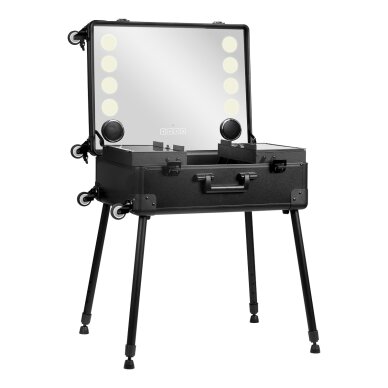 Professional cosmetic case with speakers PLUS BLACK Professional cosmetic case with speakers PLUS BLACK