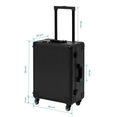 Professional cosmetic case with speakers PLUS BLACK 14 Professional cosmetic case with speakers PLUS BLACK 14