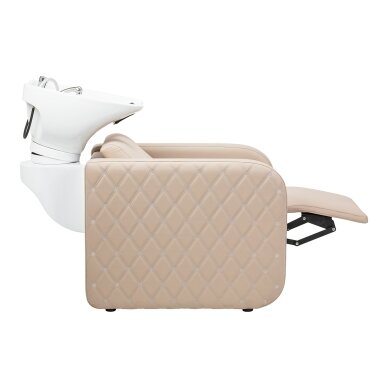 GABBIANO profesionali kirpyklos plautuvė SYLVIA PLUS su masažo funkcija, kreminės spalvos 3 GABBIANO profesionali kirpyklos plautuvė SYLVIA PLUS su masažo funkcija, kreminės spalvos 3