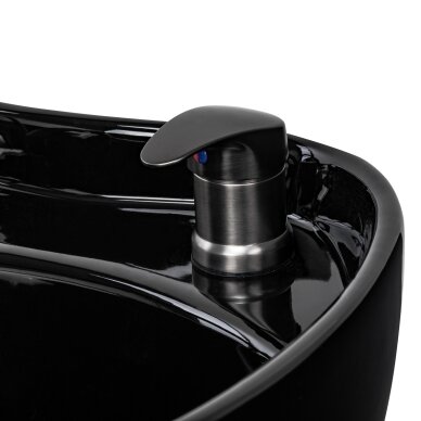GABBIANO professional hairdressing sink INES with massage function, black 10