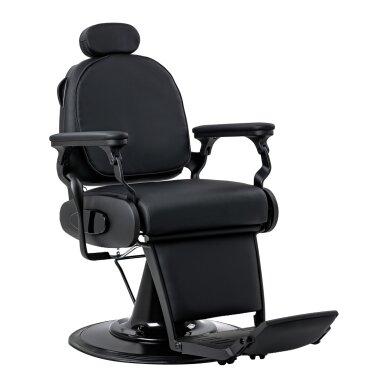 Professional barber chair for hairdressing and beauty salons GABBIANO FRANCESCO, black Professional barber chair for hairdressing and beauty salons GABBIANO FRANCESCO, black