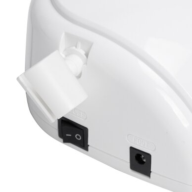 Profesionali elektrinė nagų freza manikiūro ir pedikiūro darbams EXO FUTURA, baltos spalvos 6 Profesionali elektrinė nagų freza manikiūro ir pedikiūro darbams EXO FUTURA, baltos spalvos 6