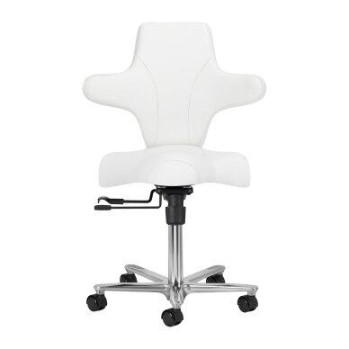 Professional craftsman's chair with adjustable seat angle AZZURRO SPECIAL 152, cool white 1
