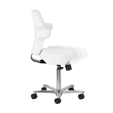 Professional craftsman's chair with adjustable seat angle AZZURRO SPECIAL 152, cool white 4
