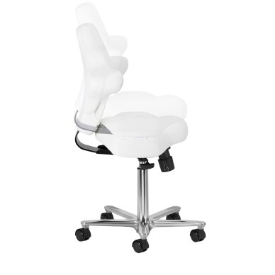 Professional craftsman's chair with adjustable seat angle AZZURRO SPECIAL 152, cool white 6