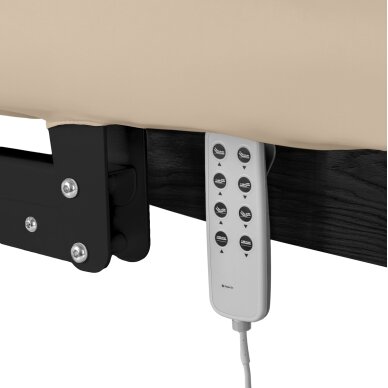Professional electric massage and SPA bed SILLON RELAX, beige with black base 6