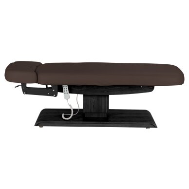 Professional electric massage and SPA bed SILLON RELAX, brown with black base 4