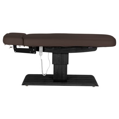 Professional electric massage and SPA bed SILLON RELAX, brown with black base 5