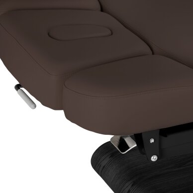 Professional electric massage and SPA bed SILLON RELAX, brown with black base 8