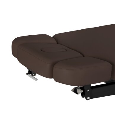 Professional electric massage and SPA bed SILLON RELAX, brown with black base 12