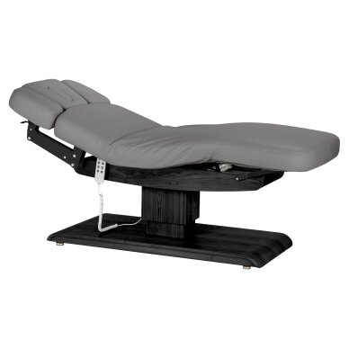 Professional electric massage and SPA bed SILLON RELAX, gray with black base Professional electric massage and SPA bed SILLON RELAX, gray with black base