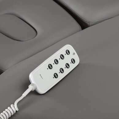 Professional electric massage and SPA bed SILLON RELAX, gray with black base 16