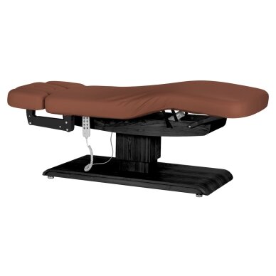 Professional electric massage and SPA bed SILLON RELAX, brown with black base 2