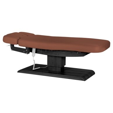 Professional electric massage and SPA bed SILLON RELAX, brown with black base 3 Professional electric massage and SPA bed SILLON RELAX, brown with black base 3