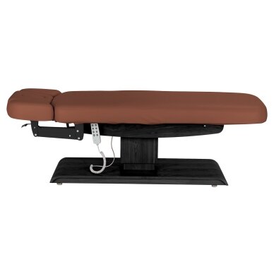 Professional electric massage and SPA bed SILLON RELAX, brown with black base 4