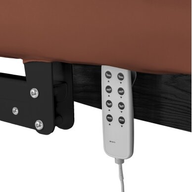Professional electric massage and SPA bed SILLON RELAX, brown with black base 6 Professional electric massage and SPA bed SILLON RELAX, brown with black base 6