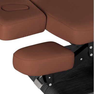 Professional electric massage and SPA bed SILLON RELAX, brown with black base 7