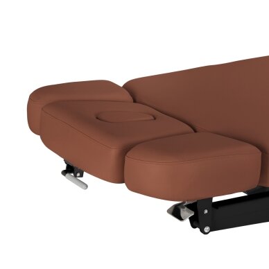 Professional electric massage and SPA bed SILLON RELAX, brown with black base 12 Professional electric massage and SPA bed SILLON RELAX, brown with black base 12