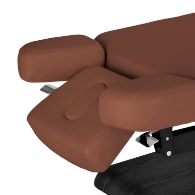 Professional electric massage and SPA bed SILLON RELAX, brown with black base 13