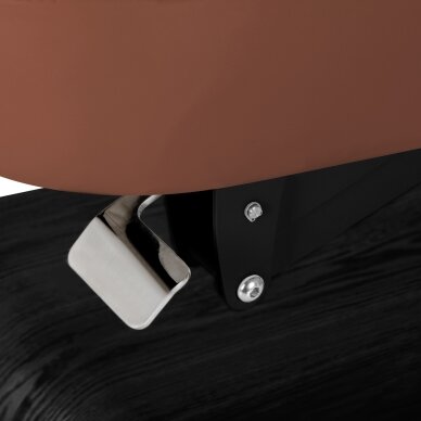 Professional electric massage and SPA bed SILLON RELAX, brown with black base 15