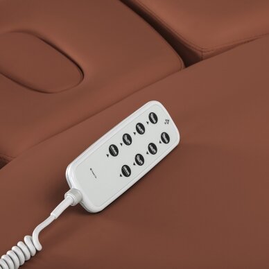 Professional electric massage and SPA bed SILLON RELAX, brown with black base 16