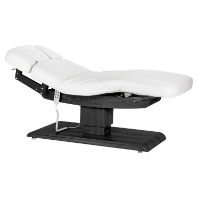 Professional electric massage and SPA bed SILLON RELAX, white with black base
