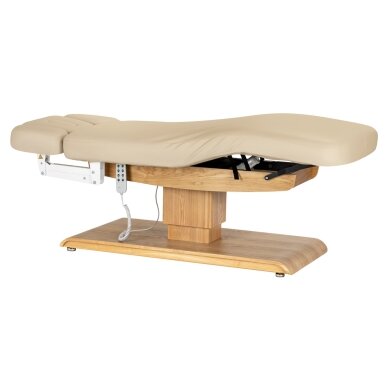 Professional electric massage and SPA bed SILLON RELAX, beige with light base 2