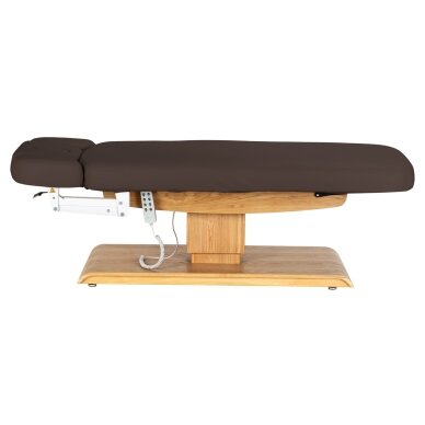 Professional electric massage and SPA bed SILLON RELAX, brown with light base 4