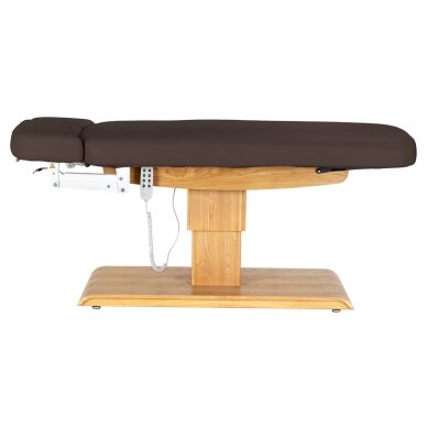 Professional electric massage and SPA bed SILLON RELAX, brown with light base 5
