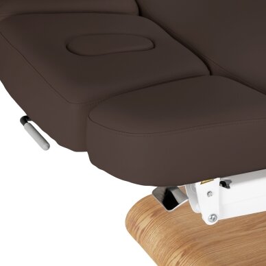 Professional electric massage and SPA bed SILLON RELAX, brown with light base 8 Professional electric massage and SPA bed SILLON RELAX, brown with light base 8