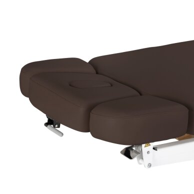 Professional electric massage and SPA bed SILLON RELAX, brown with light base 12