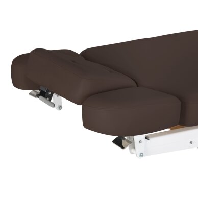 Professional electric massage and SPA bed SILLON RELAX, brown with light base 14