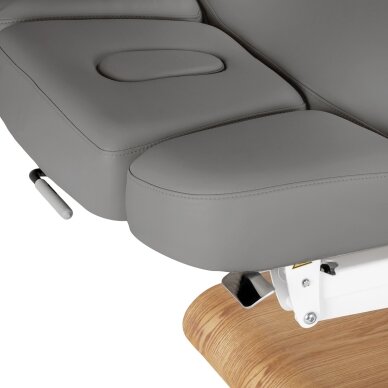 Professional electric massage and SPA bed SILLON RELAX, gray with light base 8