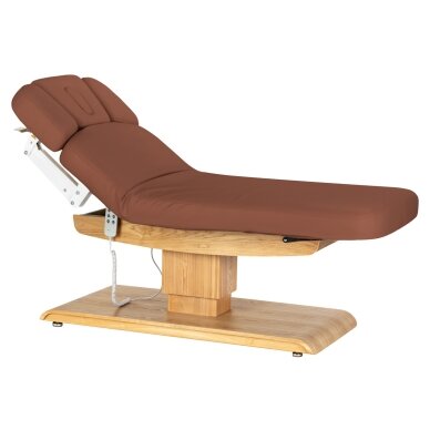 Professional electric massage and SPA bed SILLON RELAX, brown with light base 1
