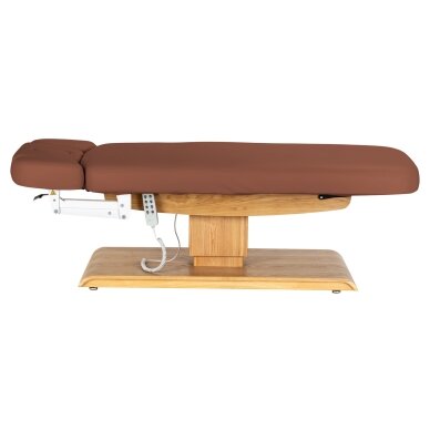 Professional electric massage and SPA bed SILLON RELAX, brown with light base 4 Professional electric massage and SPA bed SILLON RELAX, brown with light base 4