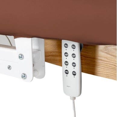 Professional electric massage and SPA bed SILLON RELAX, brown with light base 6