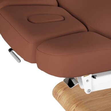 Professional electric massage and SPA bed SILLON RELAX, brown with light base 8 Professional electric massage and SPA bed SILLON RELAX, brown with light base 8