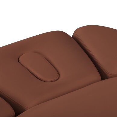 Professional electric massage and SPA bed SILLON RELAX, brown with light base 10