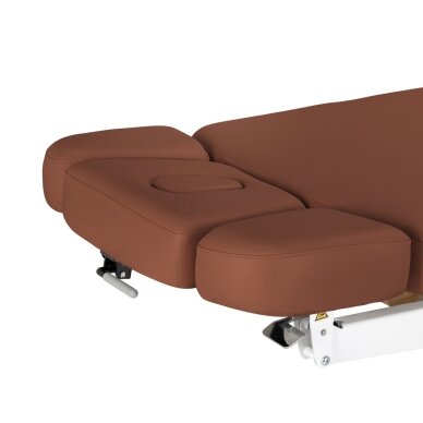 Professional electric massage and SPA bed SILLON RELAX, brown with light base 12