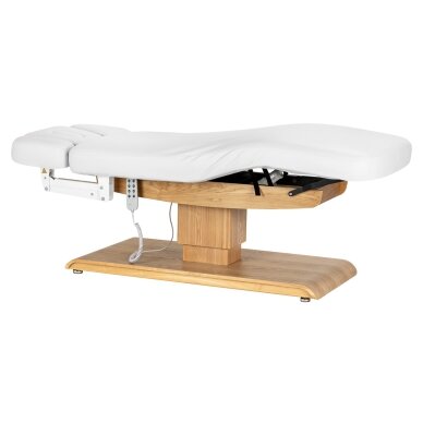 Professional electric massage and SPA bed SILLON RELAX, white with light base 2