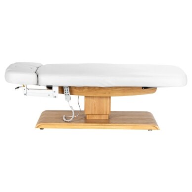 Professional electric massage and SPA bed SILLON RELAX, white with light base 4