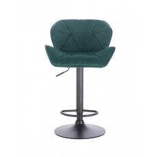 Профессиональный стул для визажистов HR111W, зеленый велюр
