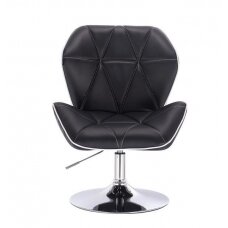 Professional eco leather master chair with stable base HR212, black