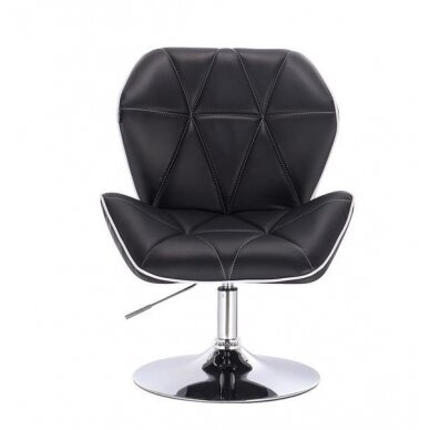 Professional eco leather master chair with stable base HR212, black 1
